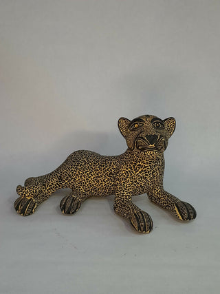 JAGUAR DE BARRO CHIAPAS ARTESANÍA MEXICANA